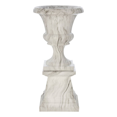 Hamilton Interiors Accessories Joselyn Faux Marble Planter with Pillar House of Isabella UK