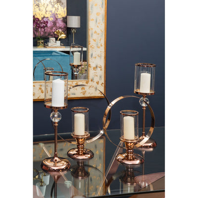 Hamilton Interiors Accessories Kensington Townhouse Small Metal Candle Holder House of Isabella UK