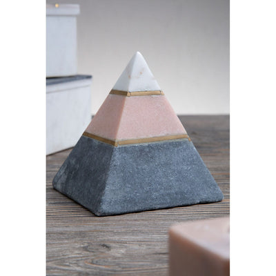 Hamilton Interiors Accessories Kira Pyramid Sculpture House of Isabella UK