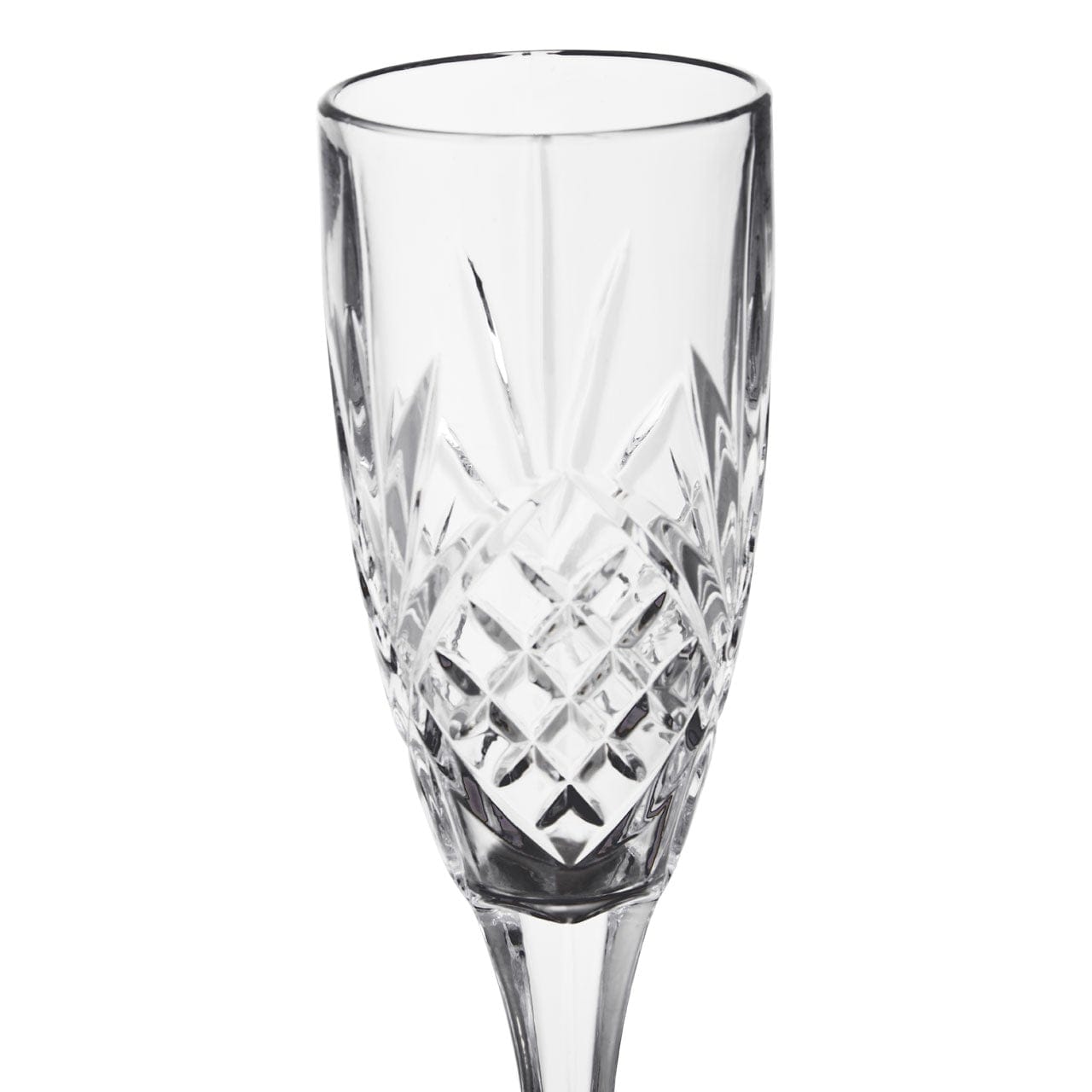 Hamilton Interiors Accessories Lawley Crystal Champagne Flutes - Set Of 4 House of Isabella UK