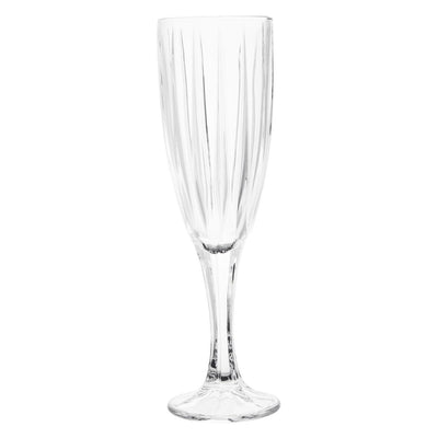 Hamilton Interiors Accessories Lawley Crystal Clear Champagne Flutes - Set Of 4 House of Isabella UK