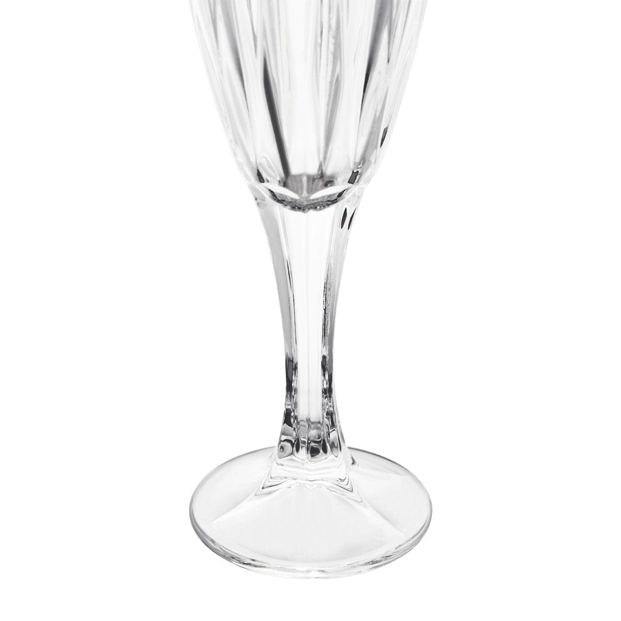 Hamilton Interiors Accessories Lawley Crystal Clear Champagne Flutes - Set Of 4 House of Isabella UK