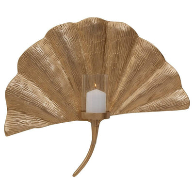 Hamilton Interiors Accessories Luxe Ginkgo Large Wall Sconce House of Isabella UK