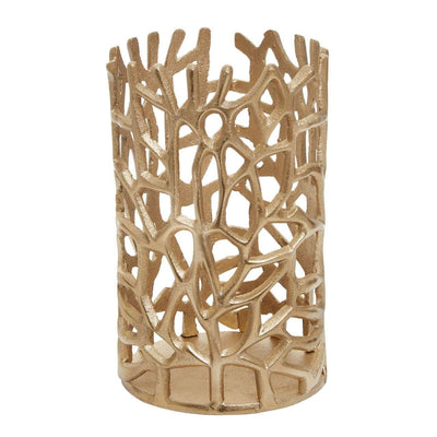 Hamilton Interiors Accessories Prato Large Coral Effect Candle Holder House of Isabella UK