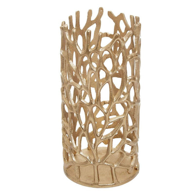 Hamilton Interiors Accessories Prato Small Coral Effect Candle Holder House of Isabella UK