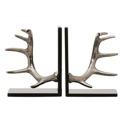 Hamilton Interiors Accessories Set Of 2 Antler Bookends House of Isabella UK