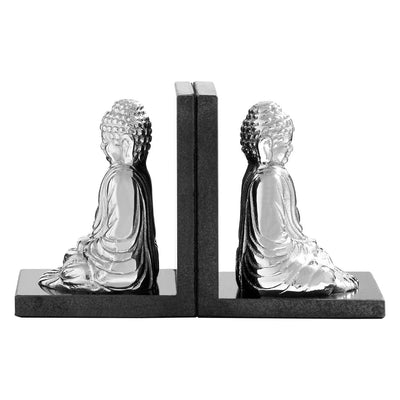 Hamilton Interiors Accessories Set Of 2 Buddha Bookends With Marble Base House of Isabella UK