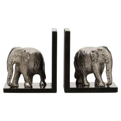Hamilton Interiors Accessories Set Of 2 Elephant Bookends House of Isabella UK