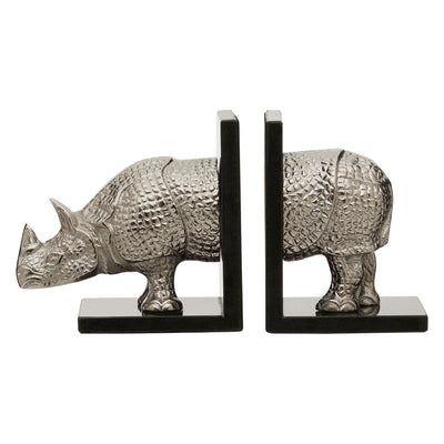 Hamilton Interiors Accessories Set Of 2 Rhino Bookends House of Isabella UK