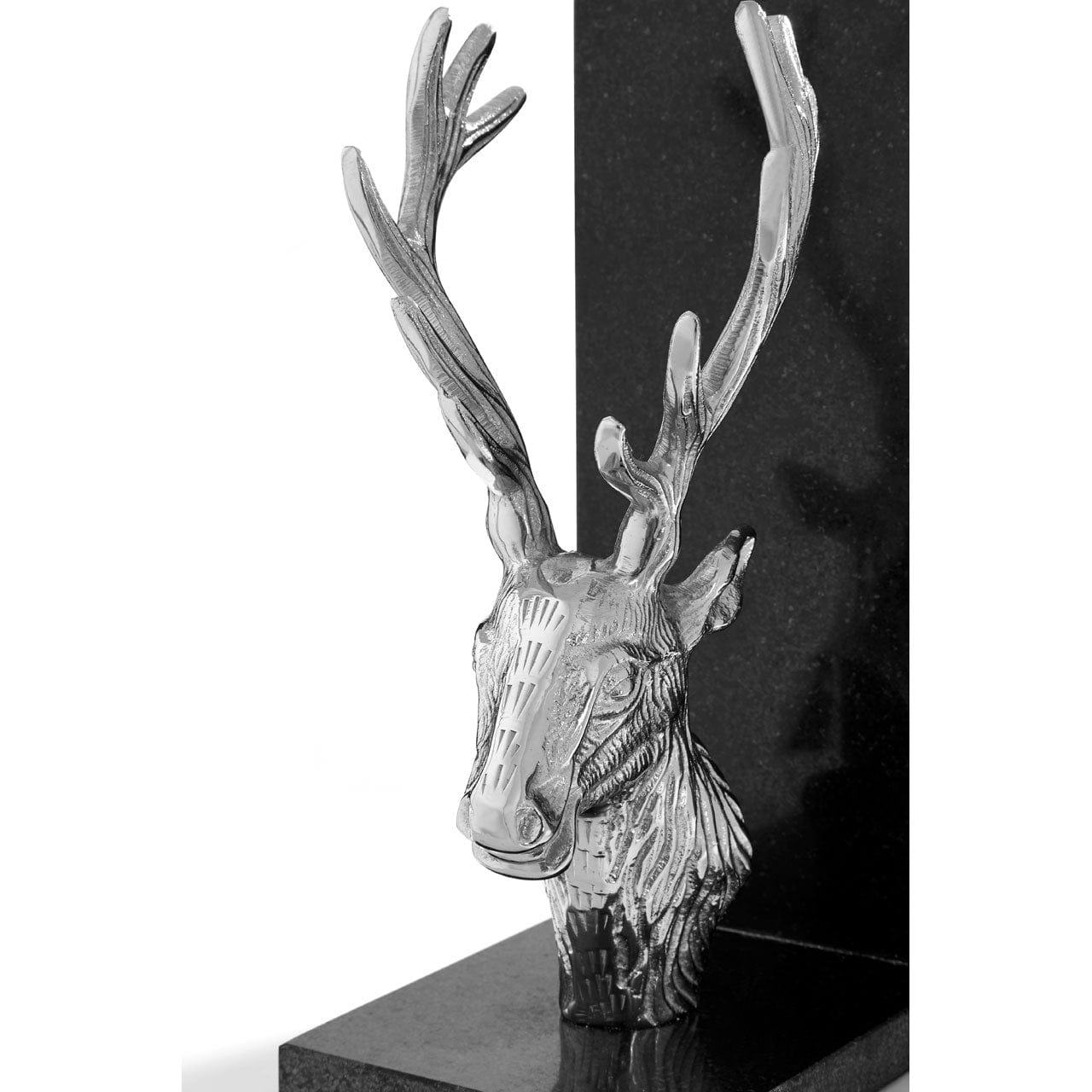 Hamilton Interiors Accessories Set Of 2 Stag Bookends With Marble Base House of Isabella UK