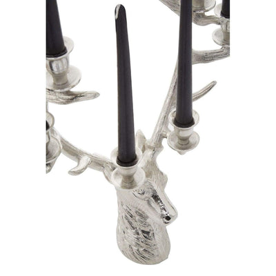 Hamilton Interiors Accessories Stag Candelabra 6 Candles House of Isabella UK