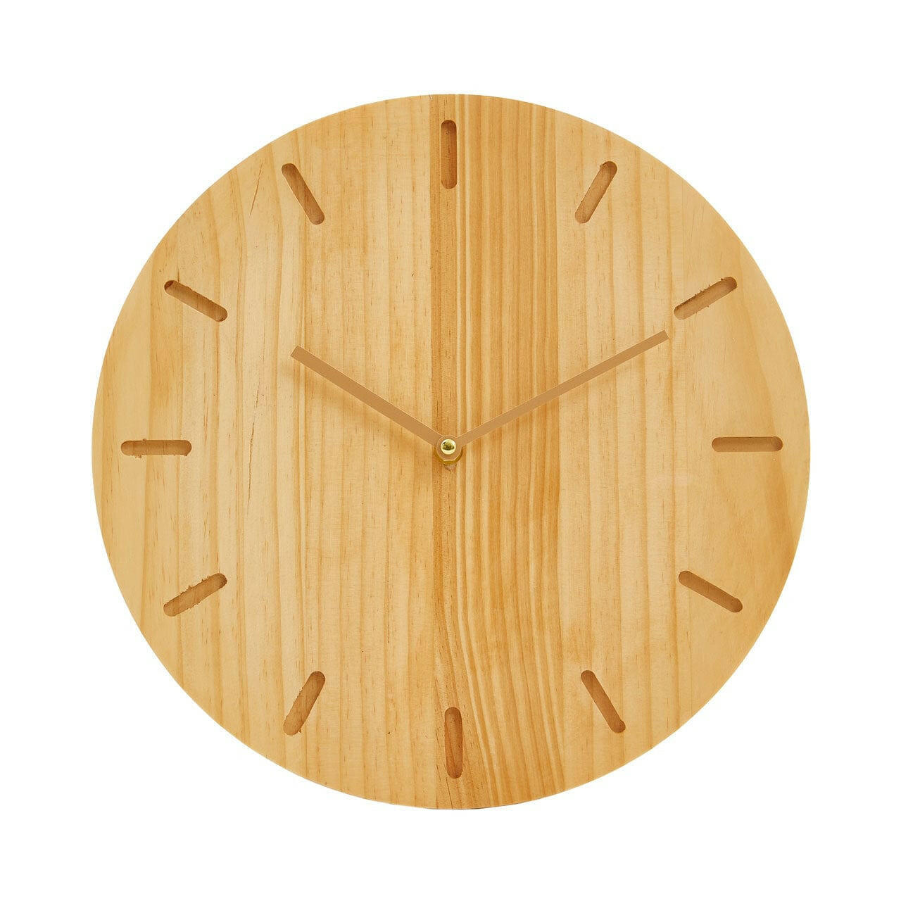 Vitus Natural Wood Effect Wall Clock House of Isabella UK