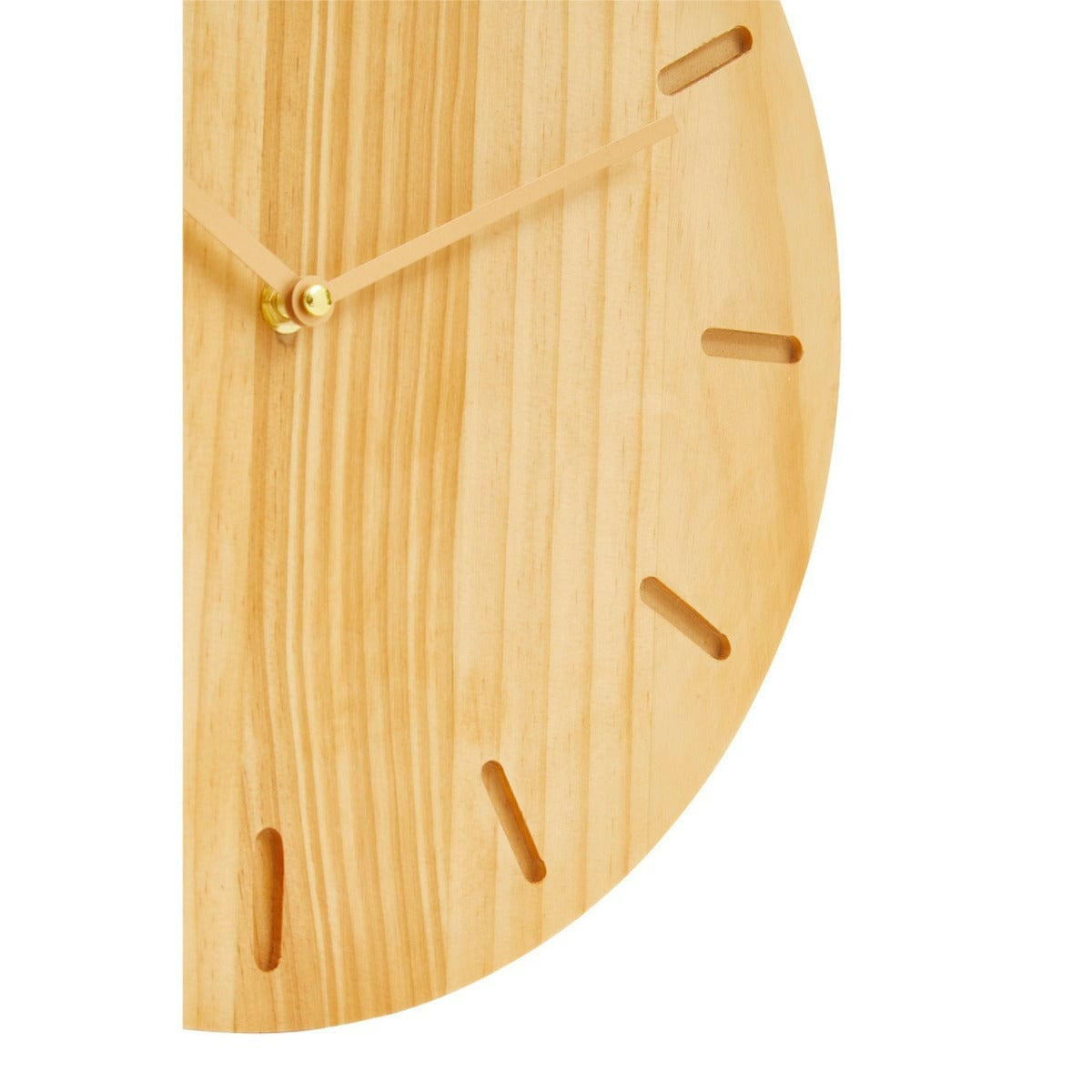 Vitus Natural Wood Effect Wall Clock House of Isabella UK