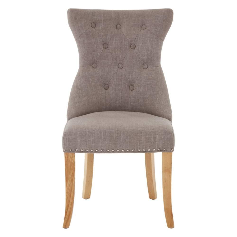 Hamilton Interiors Dining Brand New - Tehran Mink Linen Dining Chair | Outlet House of Isabella UK