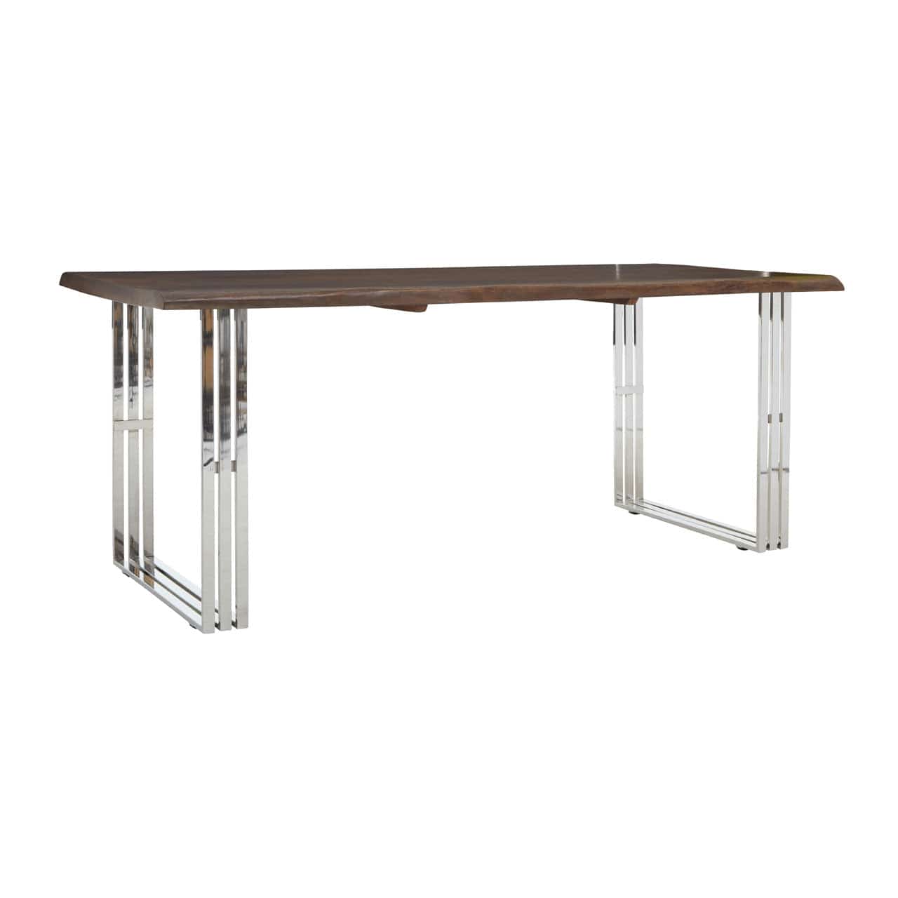 Hamilton Interiors Dining Hampstead Natural And Silver Dining Table House of Isabella UK