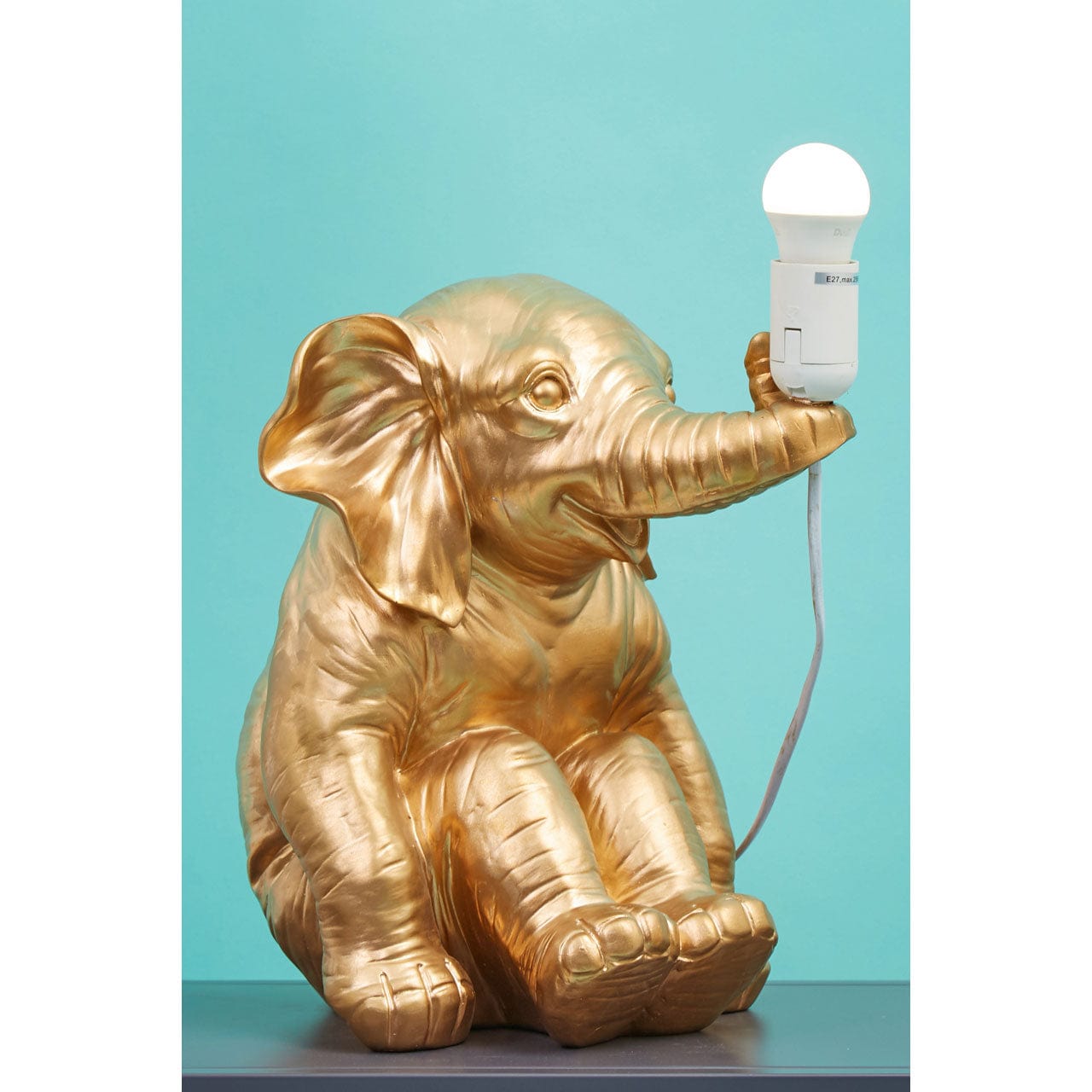 Hamilton Interiors Lighting Boho Elephant Lamp House of Isabella UK