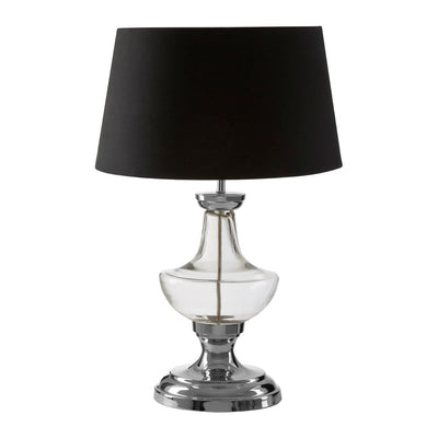 Hamilton Interiors, Pember Table Lamp With Clear Base - House of Isabella UK