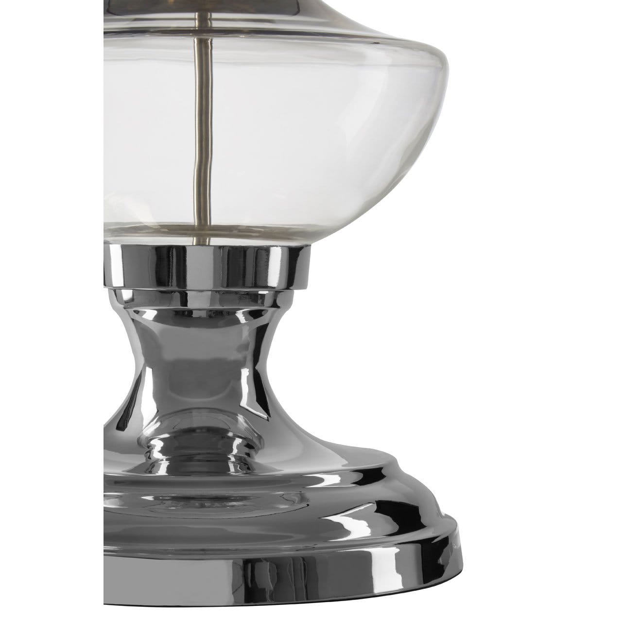Hamilton Interiors, Pember Table Lamp With Clear Base - House of Isabella UK