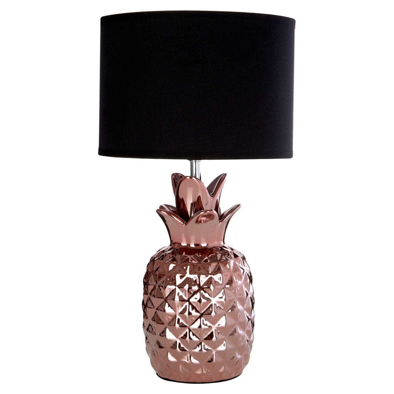 Hamilton Interiors Lighting Pineapple Copper Ceramic Lamp House of Isabella UK