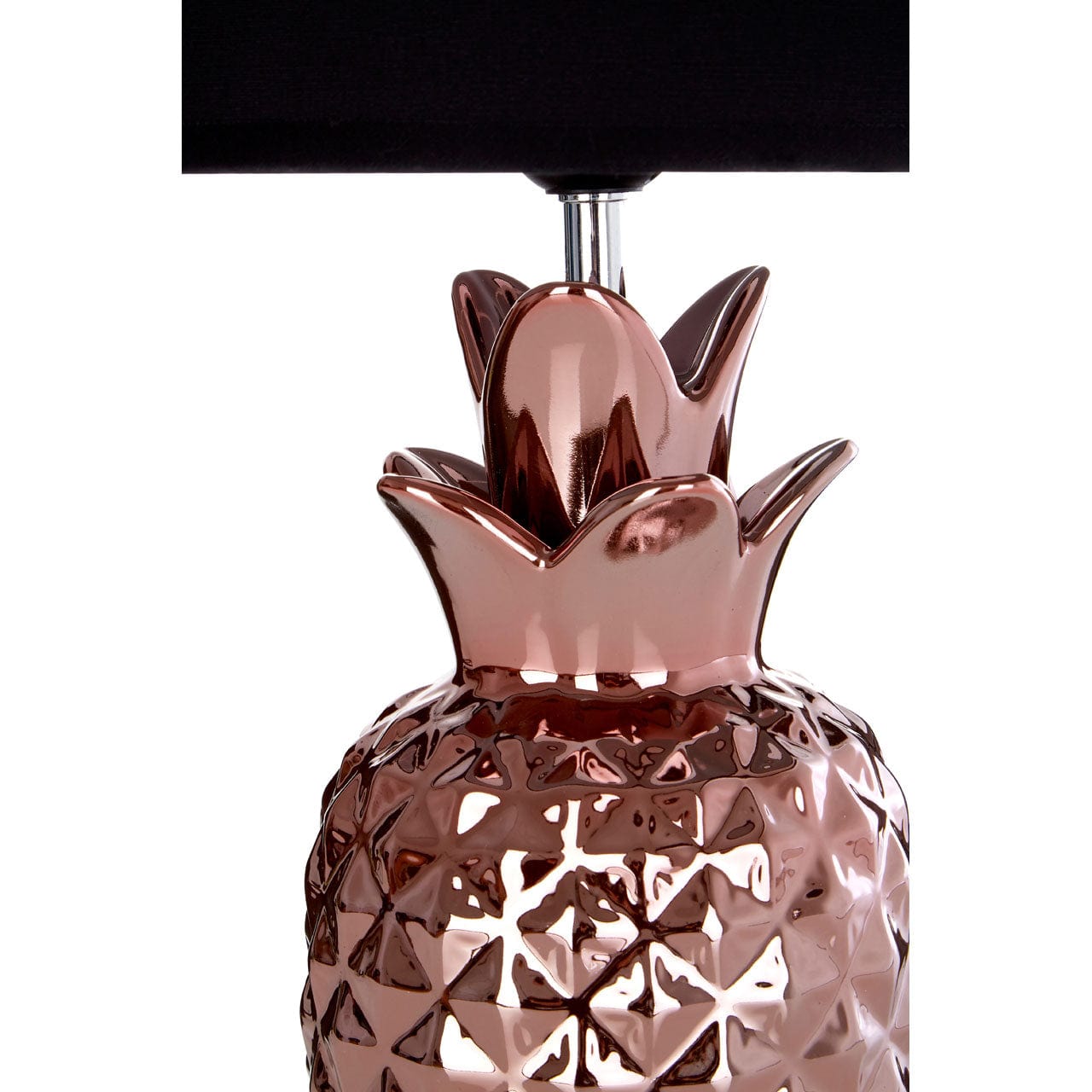 Hamilton Interiors Lighting Pineapple Copper Ceramic Lamp House of Isabella UK