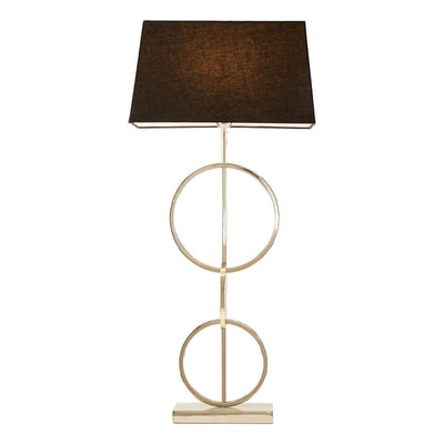 Hamilton Interiors Lighting Skye Table Lamp With Dual Ring Base House of Isabella UK