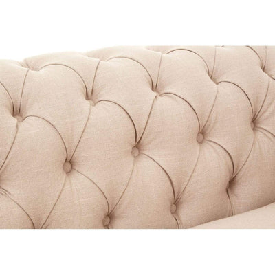 Hamilton Interiors, Artois3 Seater Beige Linen Sofa - House of Isabella UK