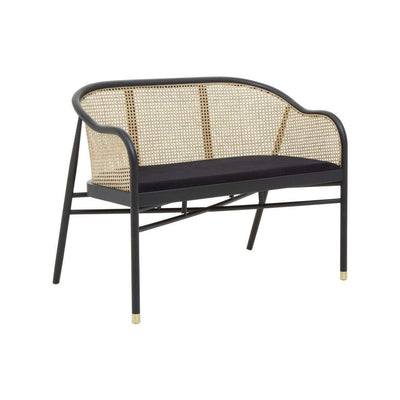 Hamilton Interiors Living Barbour Cane Rattan Back Bench House of Isabella UK