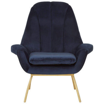 Hamilton Interiors, Bolli Blue Velvet Chair - House of Isabella UK