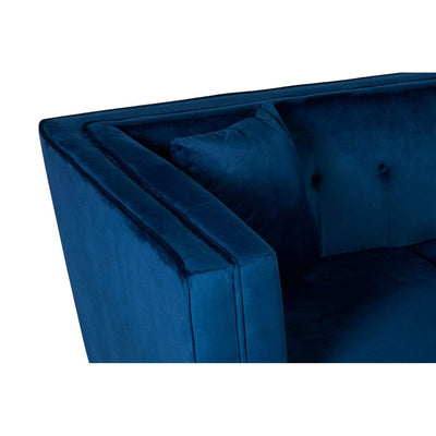 Hamilton Interiors, Bular Blue Velvet 2 Seat Sofa - House of Isabella UK