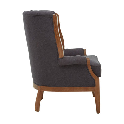 Hamilton Interiors Living Cabra Graphite Chair With Straight Legs House of Isabella UK