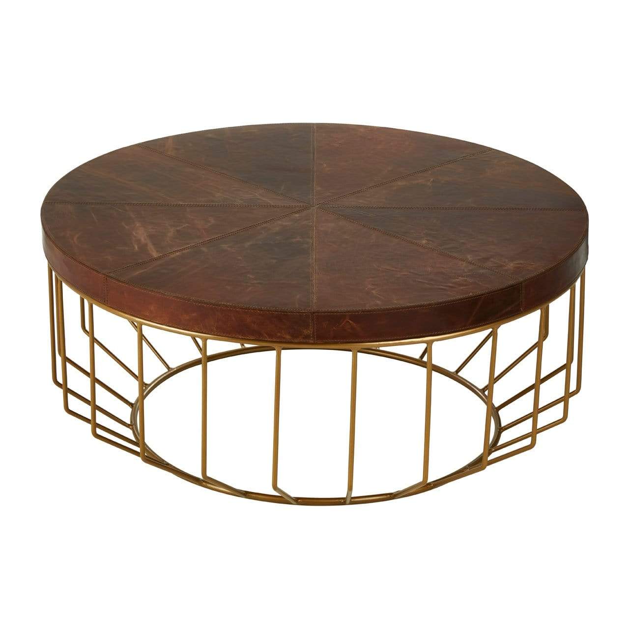 Hamilton Interiors Living Chelsea Townhouse Brown Round Coffee Table House of Isabella UK