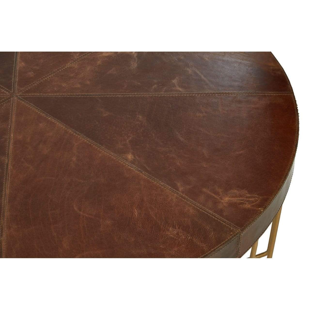 Hamilton Interiors Living Chelsea Townhouse Brown Round Coffee Table House of Isabella UK