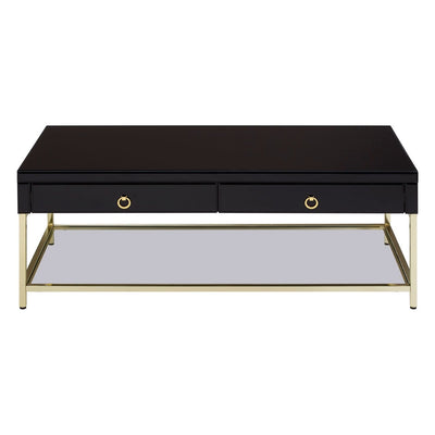 Hamilton Interiors Living Chelsea Townhouse Gold Finish Coffee Table House of Isabella UK