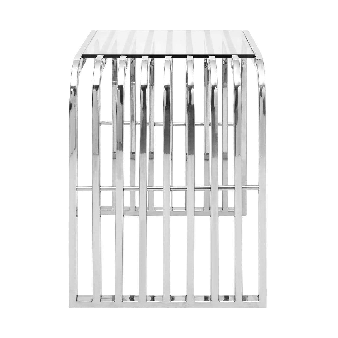 Hamilton Interiors, Clare Slatted End Table - House of Isabella UK
