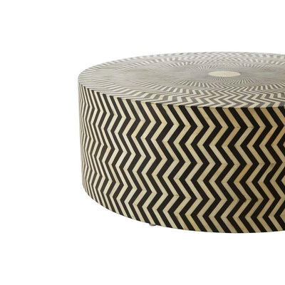 Hamilton Interiors, Collective Western Bone Round Coffee Table - House of Isabella UK