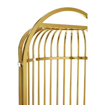 Hamilton Interiors, Elise Gold Finish Dome Cage Chair - House of Isabella UK