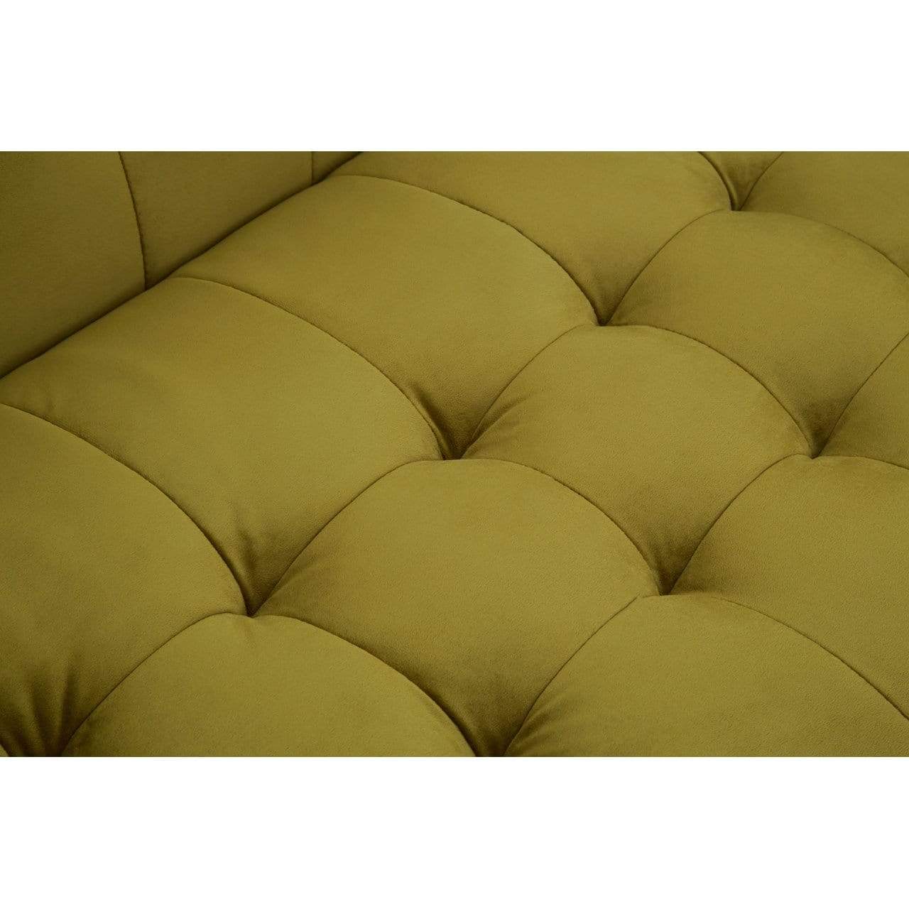 Hamilton Interiors Living Harissa 3 Seat Olive Velvet Sofa House of Isabella UK