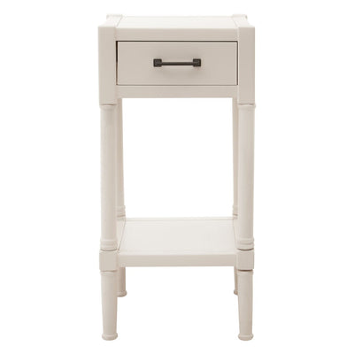 Hamilton Interiors Living Heritage Pearl White Finish Accent Table House of Isabella UK
