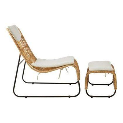 Hamilton Interiors Living Java Lounge Chair And Footstool House of Isabella UK