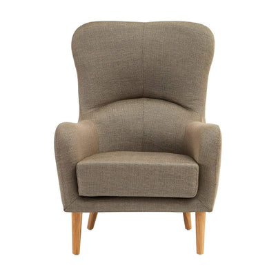 Hamilton Interiors Living Kendall Mink Fabric Chair House of Isabella UK