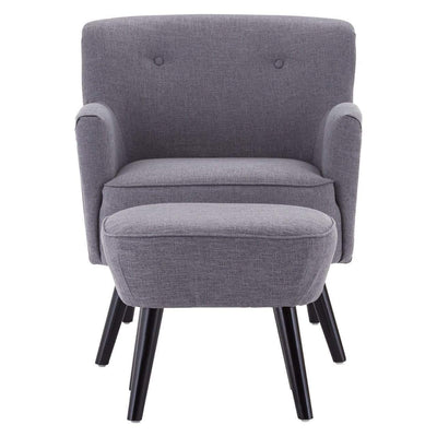 Hamilton Interiors Living Odeona Armchair With Footstool House of Isabella UK
