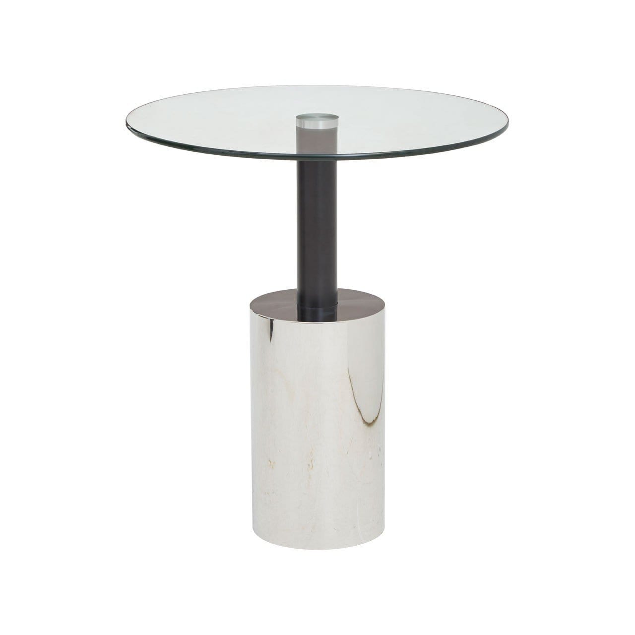 Hamilton Interiors Living Orzo End Table with Silver Base House of Isabella UK