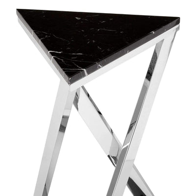 Hamilton Interiors Living Paramount Black Marble End Table House of Isabella UK