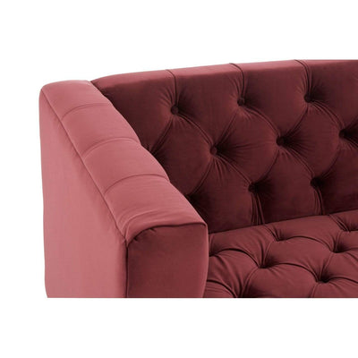 Hamilton Interiors, Seth 2 Seat Crimson Sofa - House of Isabella UK