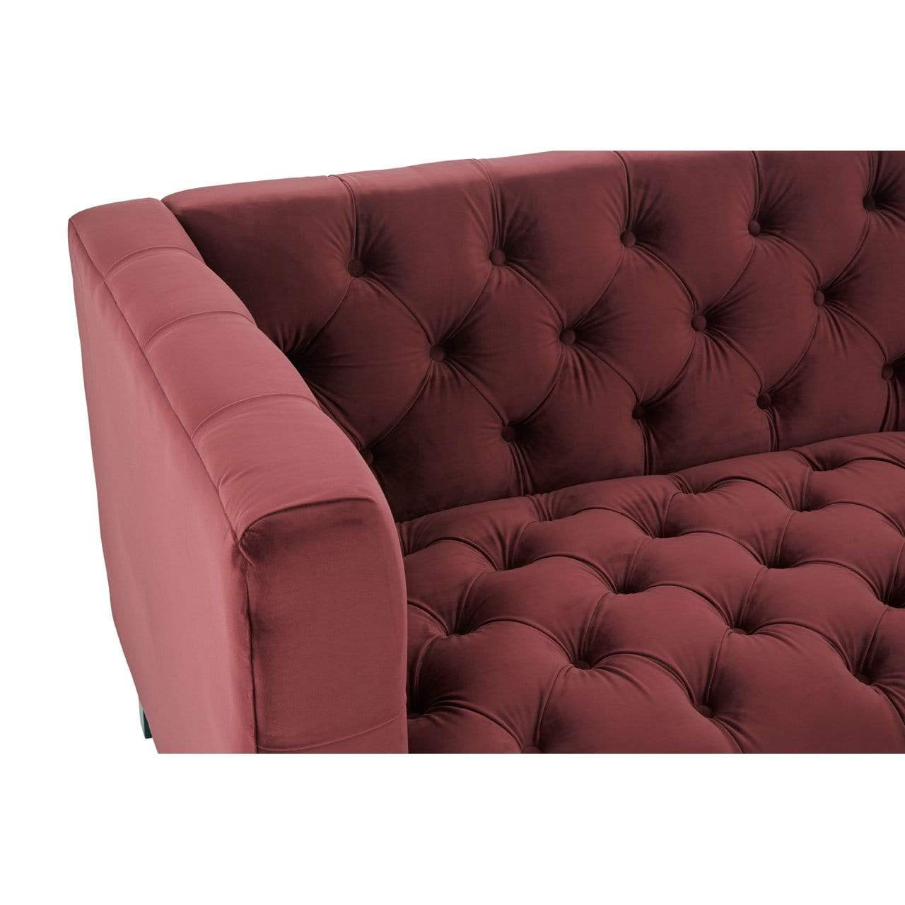 Hamilton Interiors, Seth 3 Seat Crimson Sofa - House of Isabella UK