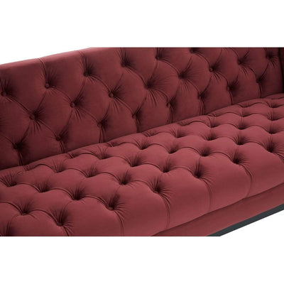 Hamilton Interiors, Seth 3 Seat Crimson Sofa - House of Isabella UK