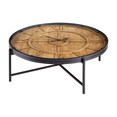 Hamilton Interiors Living Trend Tempered Glass Round Coffee Table House of Isabella UK