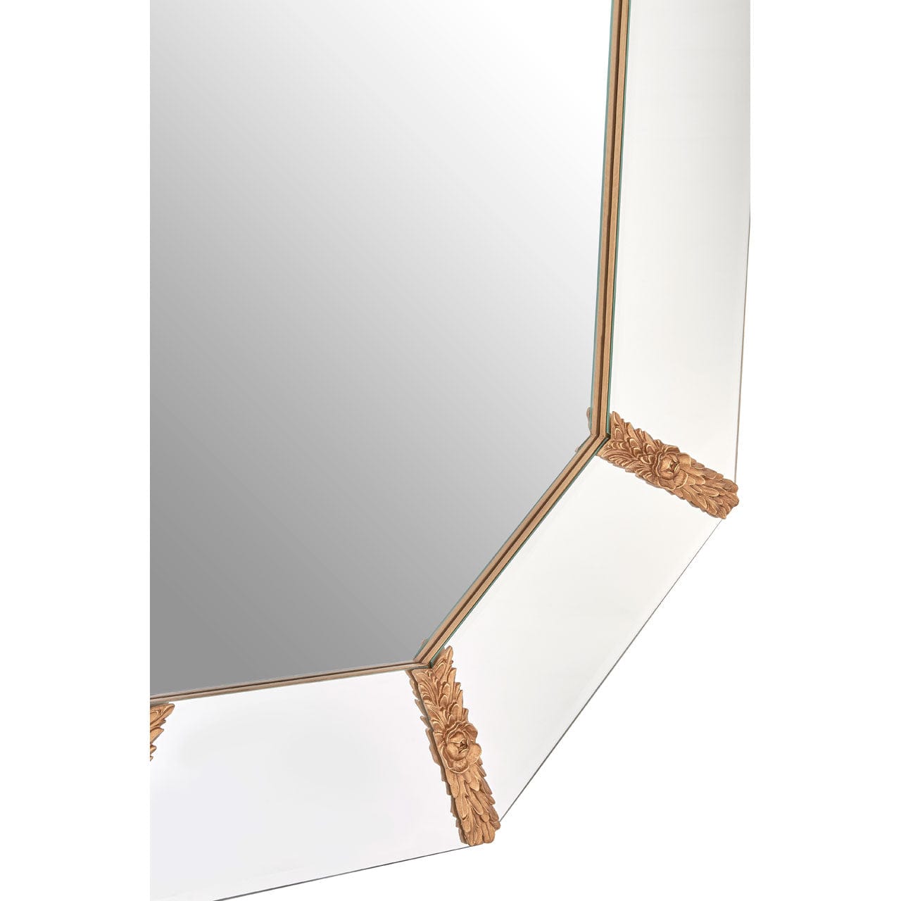 Hamilton Interiors Mirrors Wall Mirror With Gold Resin Frame House of Isabella UK