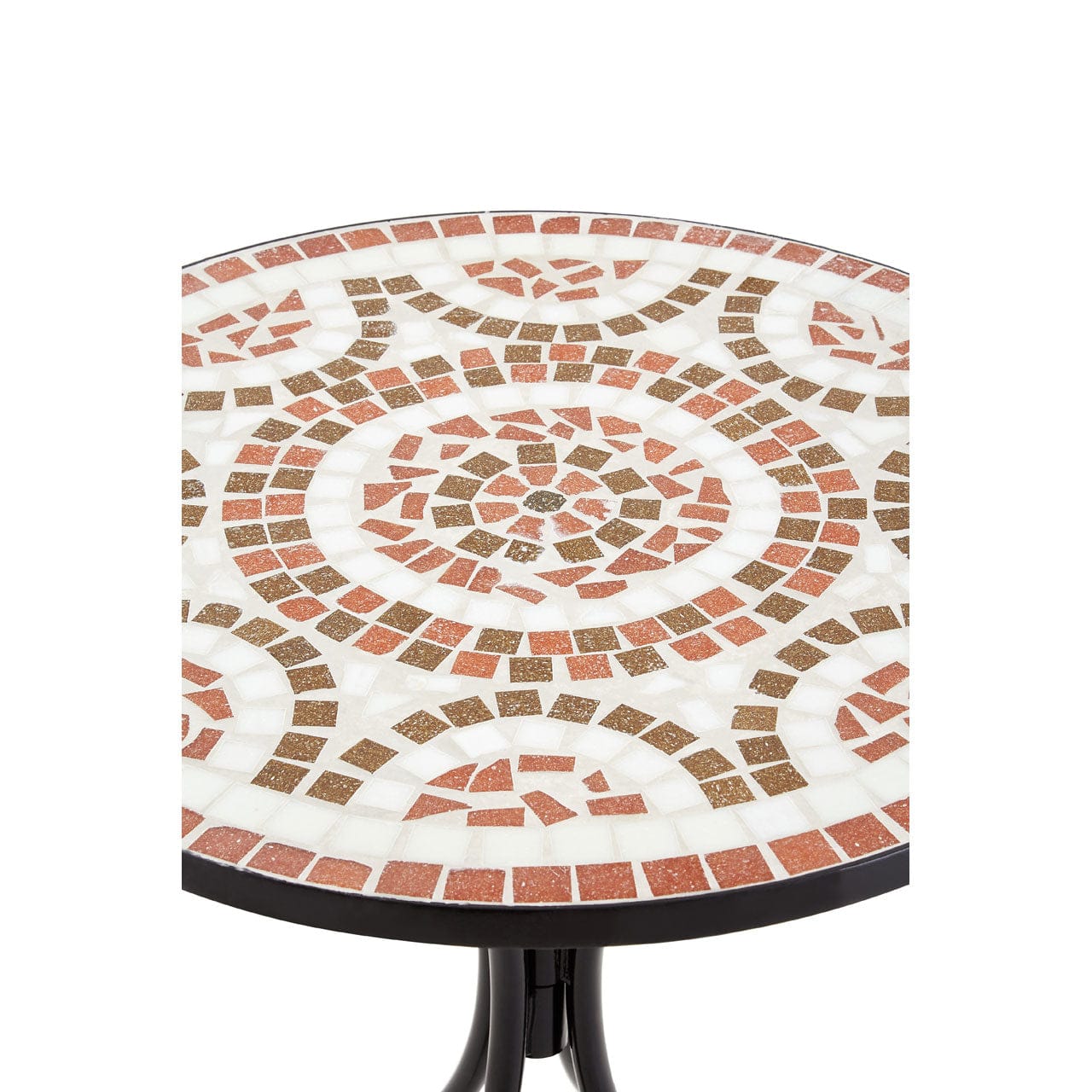 Hamilton Interiors Outdoors Amalfi Terracotta/Brown Mosaic Table Set House of Isabella UK