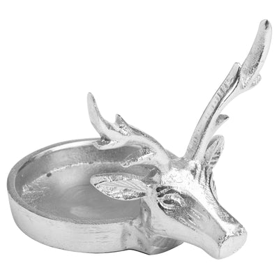 Hill Interiors Accessories Farrah Collection Silver Stag Candle Holder House of Isabella UK